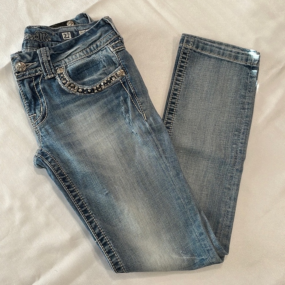 Miss Me straight leg jeans